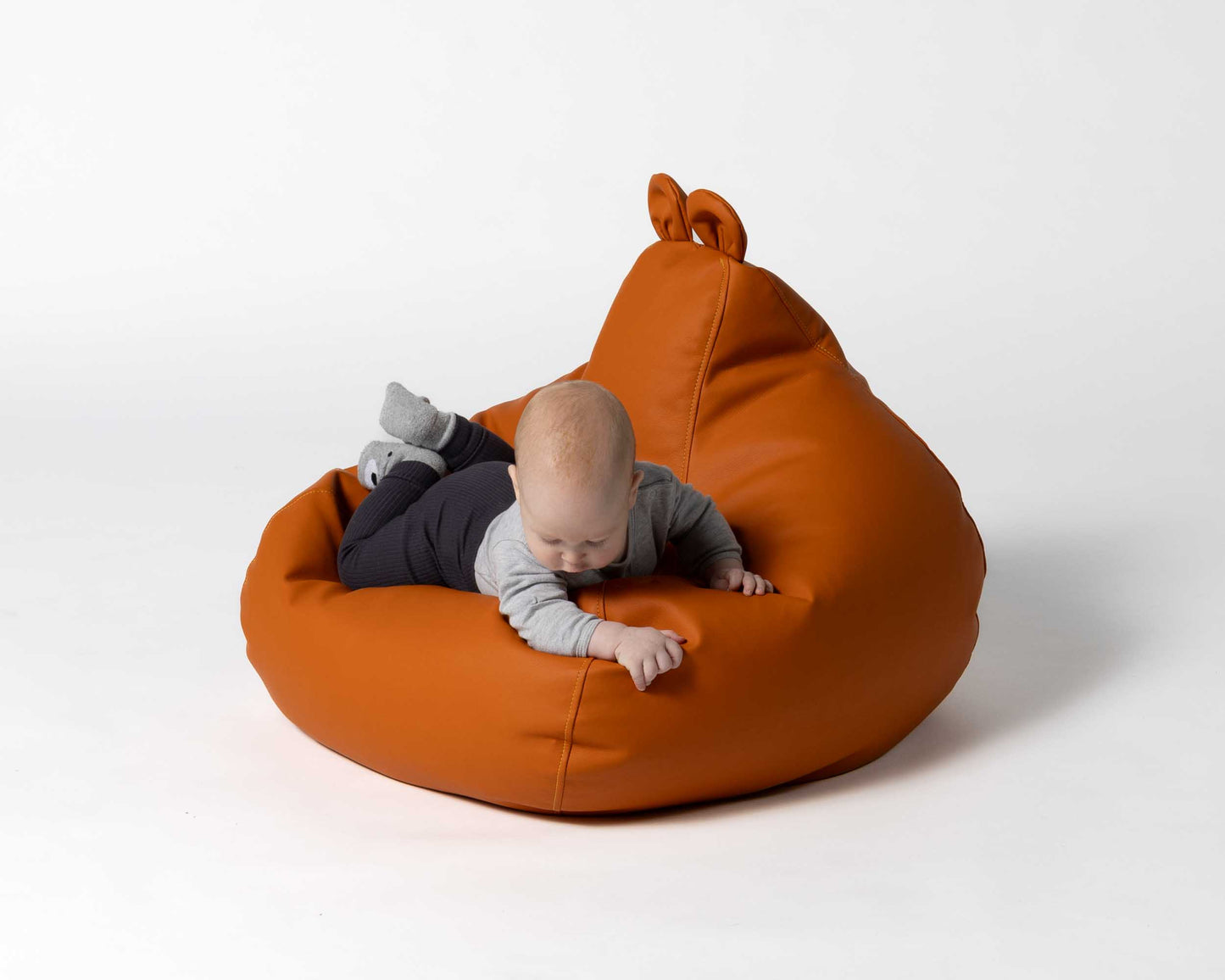 Bean Bag Chair Little Bear - from Faux Leather fabric